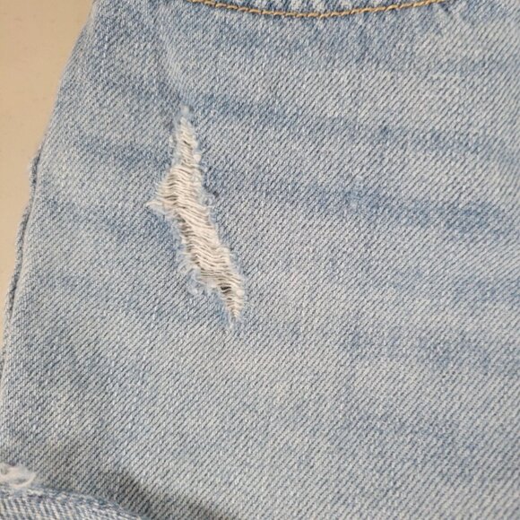 Old Navy Youth Shorts 10 Girls High Rise Cuffed Distressed 5 Pocket - Picture 4 of 5